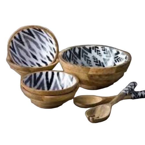 Salad Bowl - Color: Natural Wooden