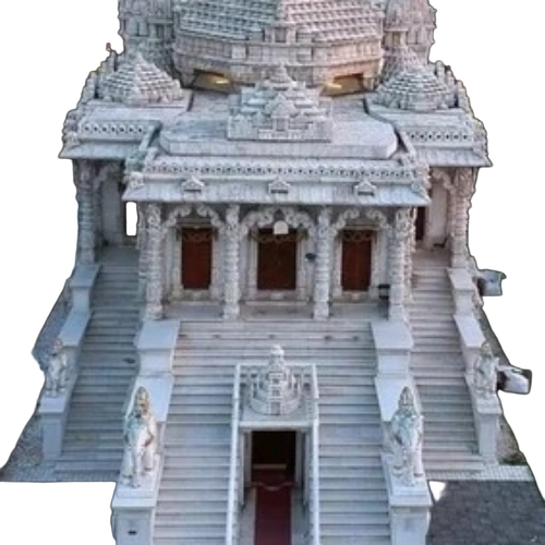 White Marble Carving Ship Inlay Carving Temple