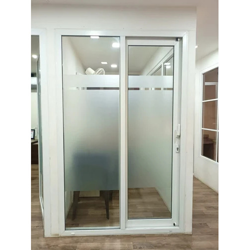 Upvc Sliding Glass Door - Color: White