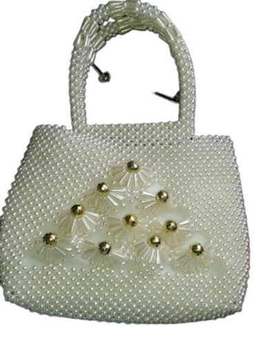 Beaded Bags - Color: Off-White