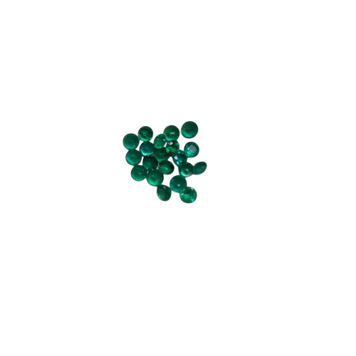 Emerald Round Stone - Color: Green