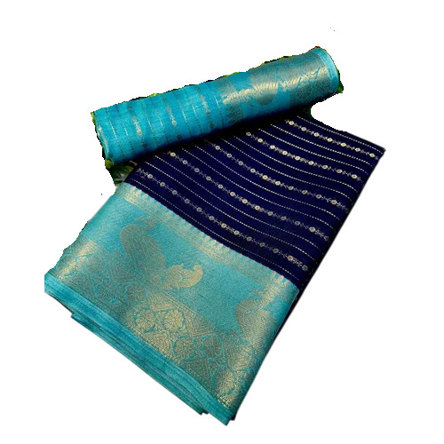 Heavy Mysore Silk Saree - Color: Multicolour