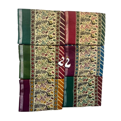 Mangalagiri Silk Saree - Color: Multicolour