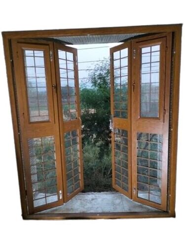 Wooden Coating Galvanized Iron French Door - Application: Residential