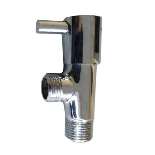 Brass Turbo Angle Cock - Color: Silver