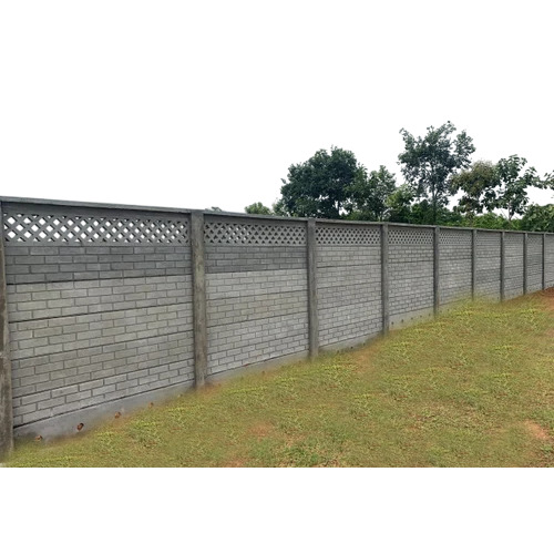 Concrete Precast Compound Wall - Height: 2 Foot (Ft)