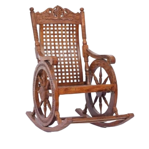 Teak Wood Rocking Chair