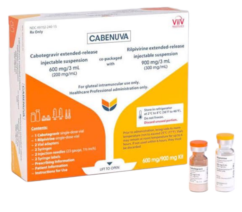 Cabenuva Cabotegravir Rilpivirine Injection - Dosage Form: N