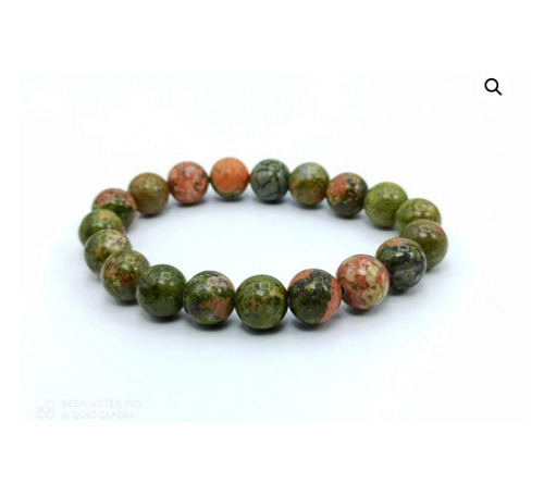 Natural Unakite Gemstone Bracelet