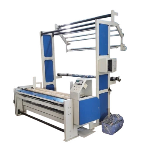 Automatic Fabric Rolling Machine - Color: Blue