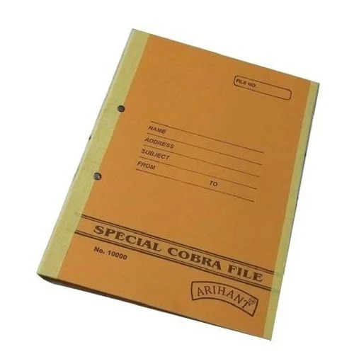 Office File Cover Plain - Material: Plastic