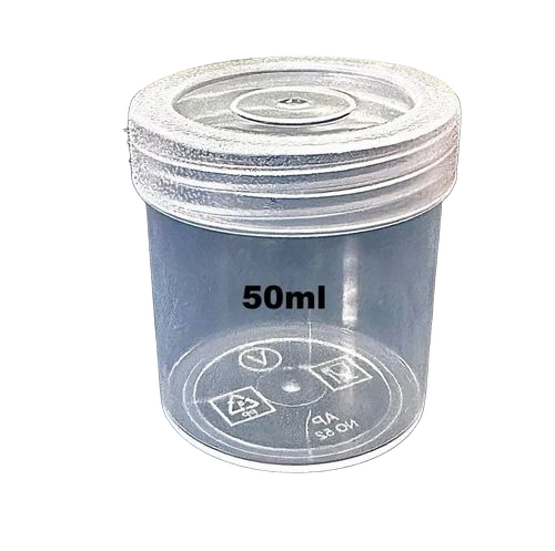 50Ml Pp Camphor Packaging Container - Color: Transparent