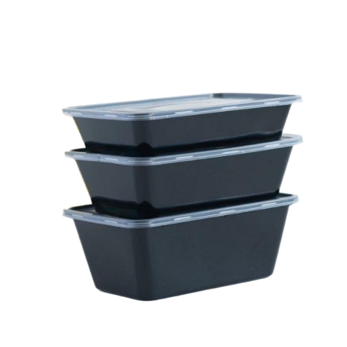 Rectangular Disposable Plastic Container