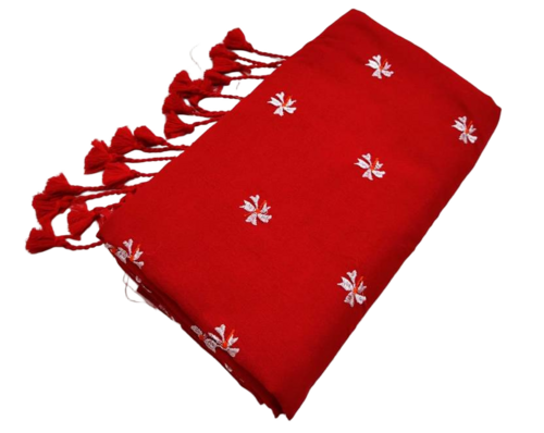 Embroidery Khadi Saree - Color: All Color Available