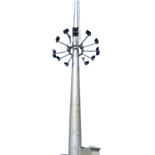 11 Meter Galvanized Iron High Mast Lighting Pole
