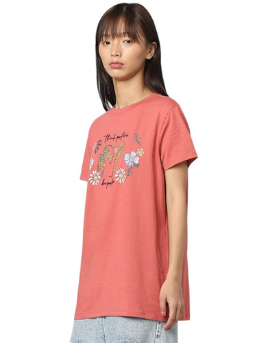 Girls Round Neck T Shirt