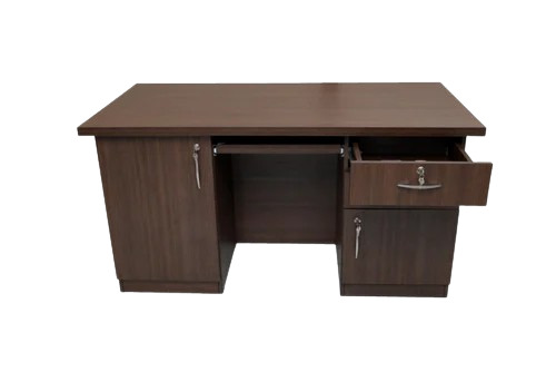 Brown Wooden Office Table