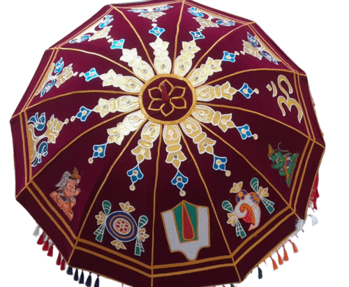 Traditional Perumal Temple Umbrella