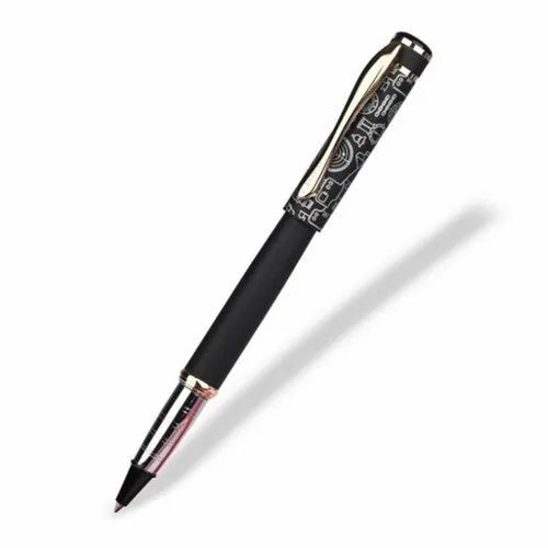 Black Slim Watermark Matte Pen
