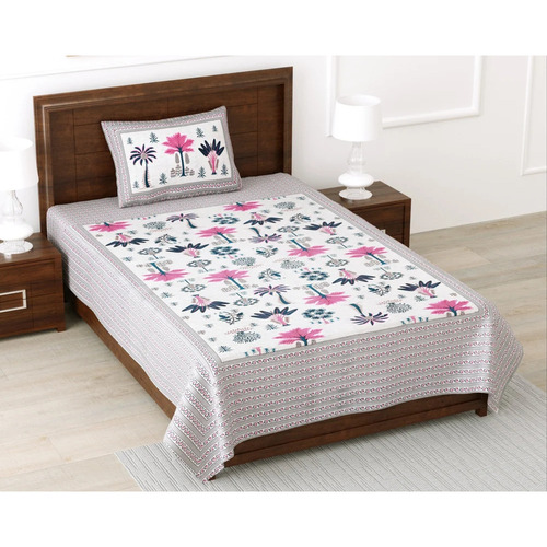 Printed Single Bed Sheet By Orruv India Private Limited