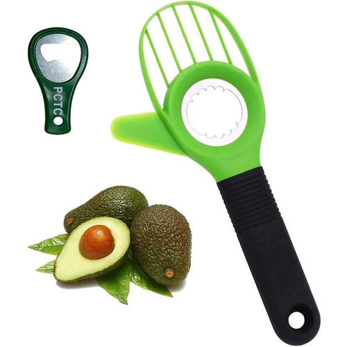 Avocado Cutter Tool With Good Grip Handle - Color: Green