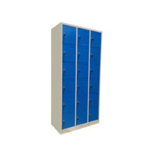 Worker Lockers Steel Almirah - Color: Blue