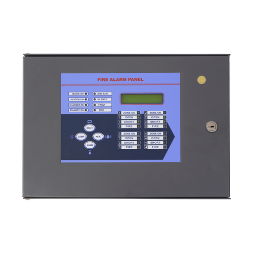 4 zone conventional fire alarm panel