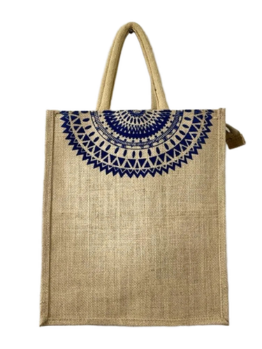 Brown Color Jute Bags - Pattern: Plain