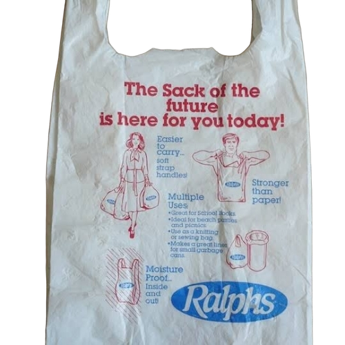 Plastic Bags - Plastic White | Tear Resistant Flexible Moisture Protected Printable Recyclable