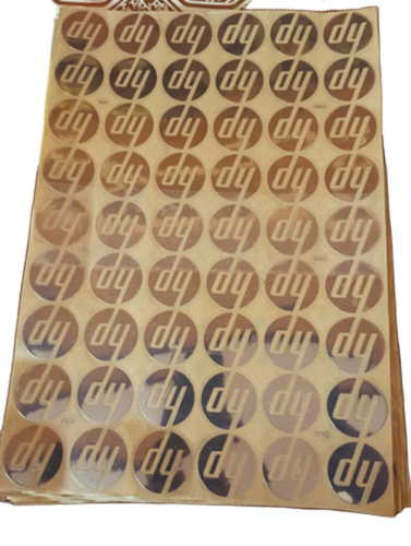 Silver Ep Metal Sticker