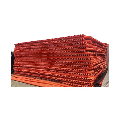 6 Meter Hdpe Double Wall Electrical Corrugated Pipe - Color: Orange