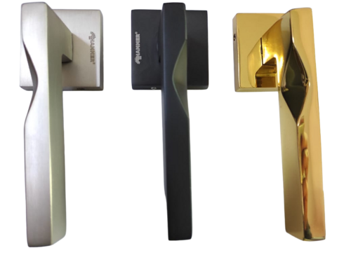 Aluminium Mortise Handle on Rose