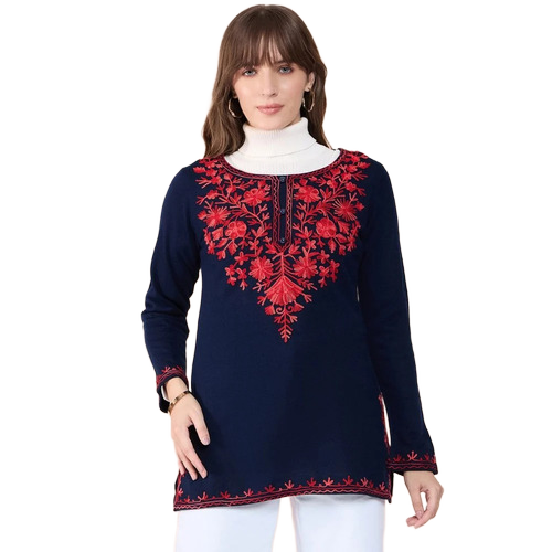 Elegant Design Kashmiri Cotton Kurtis - Design: 1
