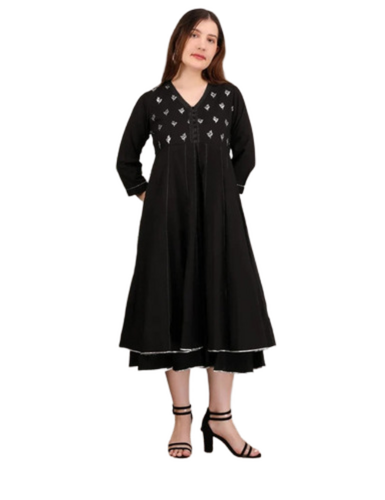 Ladies Anarkali Kurtis - Design: 1