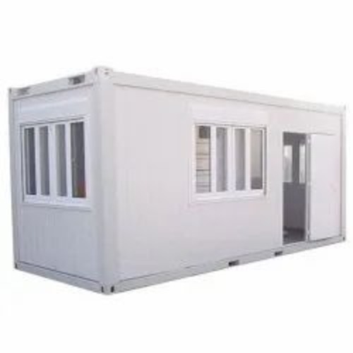 Rectangular Office Container - Mild Steel, 20x10x8.5 Feet, Silver | Metal, Color Coated, Customizable Size