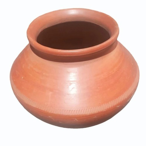 Brown Clay Plain Handi