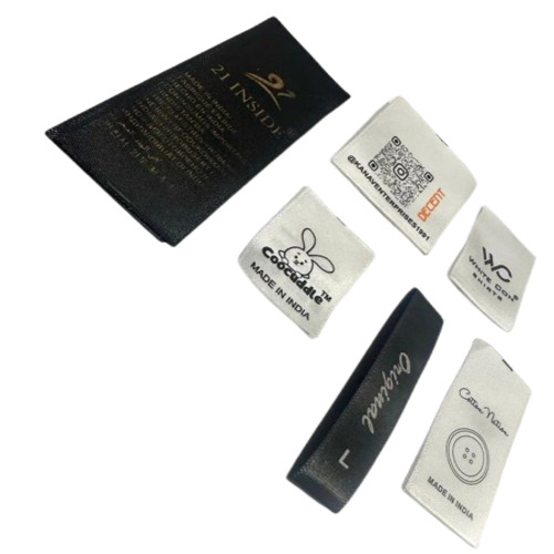 Flecxotos Woven Satin Printed Label