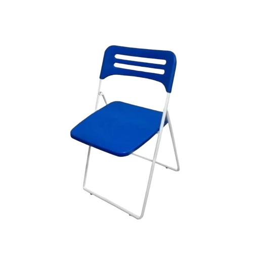 Plastic Folding Chair - Color: Blue