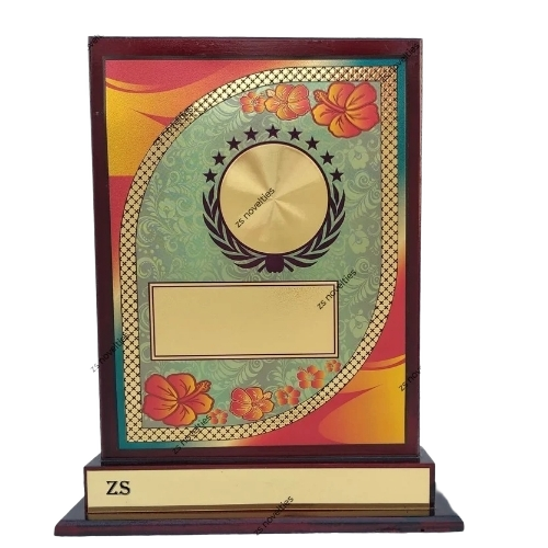 Designer Wooden Foil Plaque Trophy