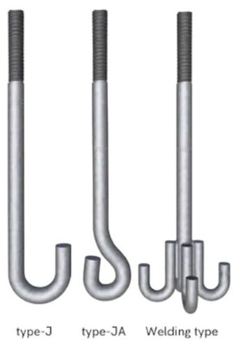 Foundation Bolt - M12-M48 Grey, Is/Din/Astm Standard, Rust Proof, Heat Treated, Custom Sizes
