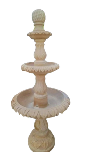 Yellow Sand Stone Fountain - Size: 4 Feet
