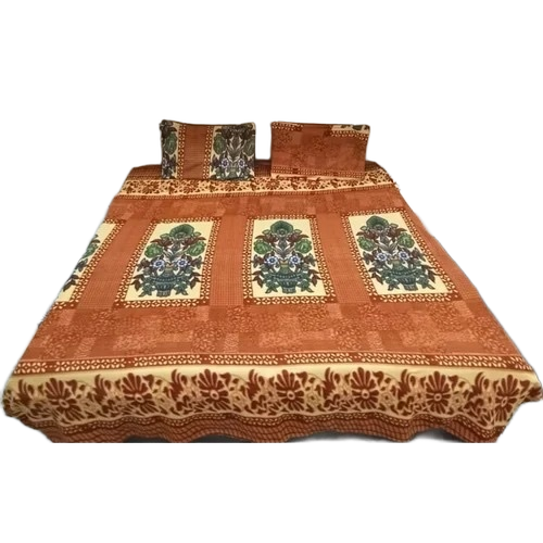 180 Gsm Brown Woolen Bed Sheet
