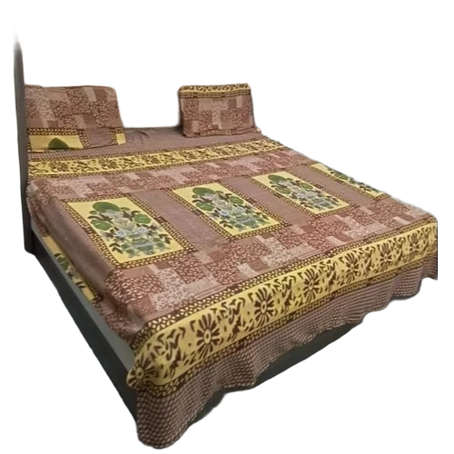 220 Gsm Light Brown Woolen Bed Sheet
