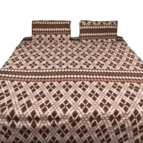 290 Gsm Brown Woolen Bed Sheet