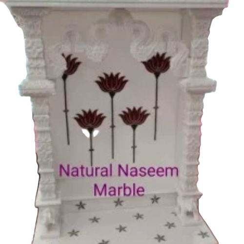 3 Ft White Marble Temple