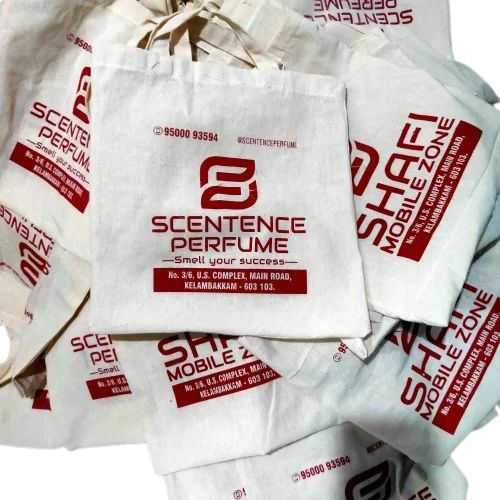 120 Gsm White Printed Cloth Bag