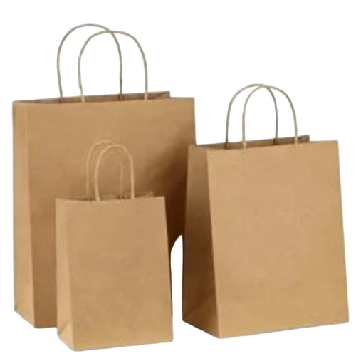 Brown Plain Kraft Paper Bags