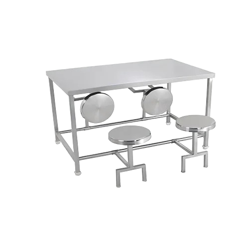 Ss Four Seater Canteen Table