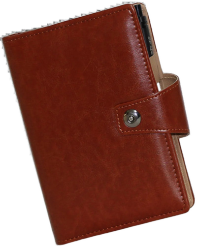 Leather Diary Organizer - Pattern: Corporate Pattern