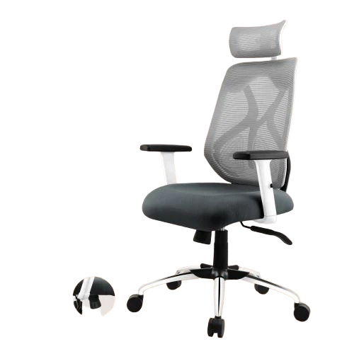 Office Executive Mesh Chair - Artwork: Carving